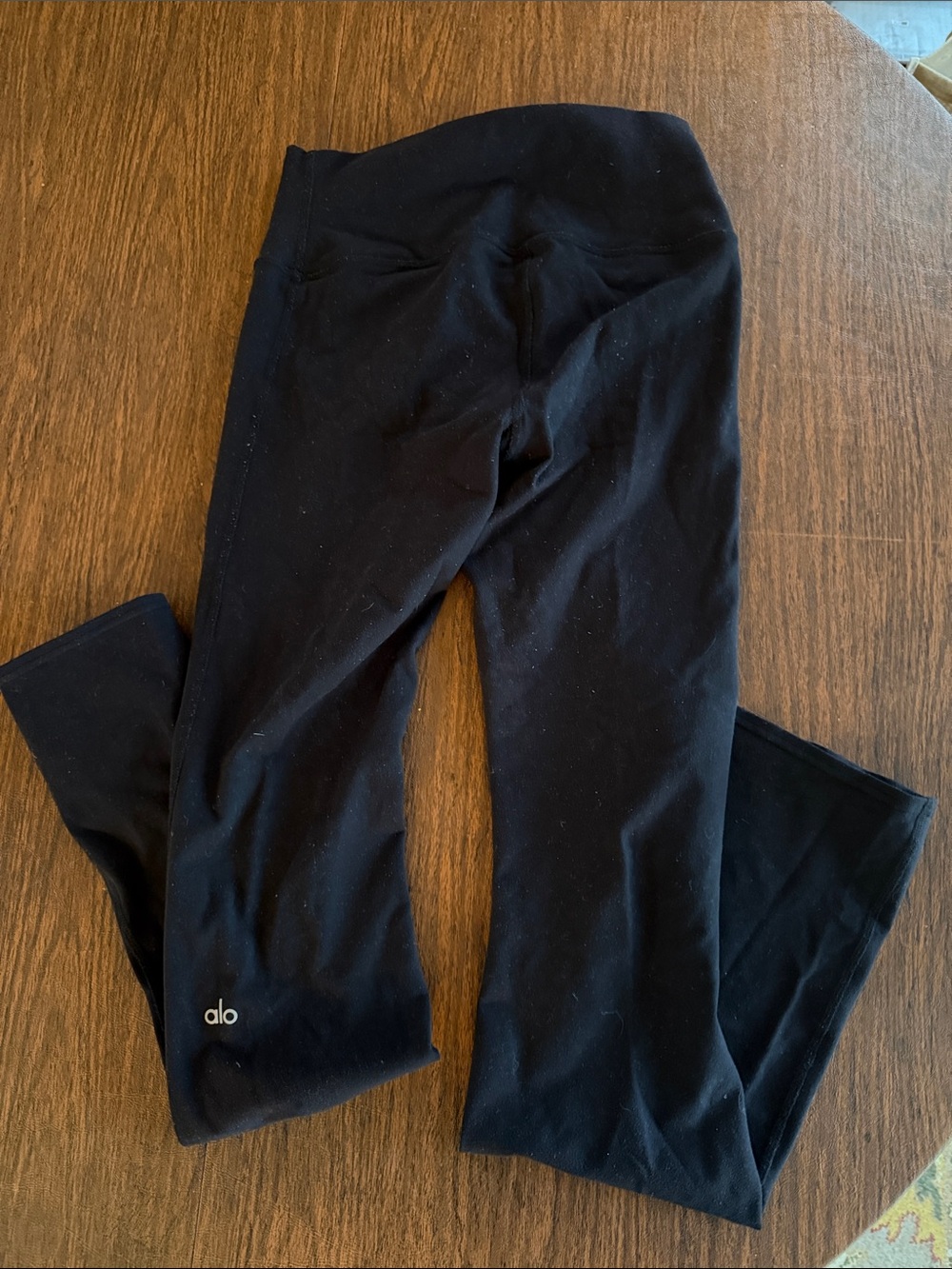 Airbrush High-Waist Bootcut Legging - full length
